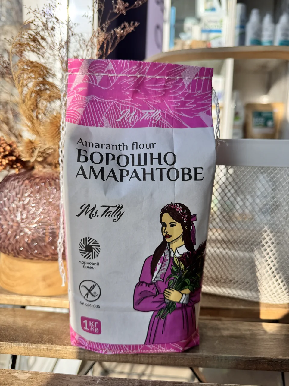 Амарантове борошно без глютену, 1кг Ms.Tally