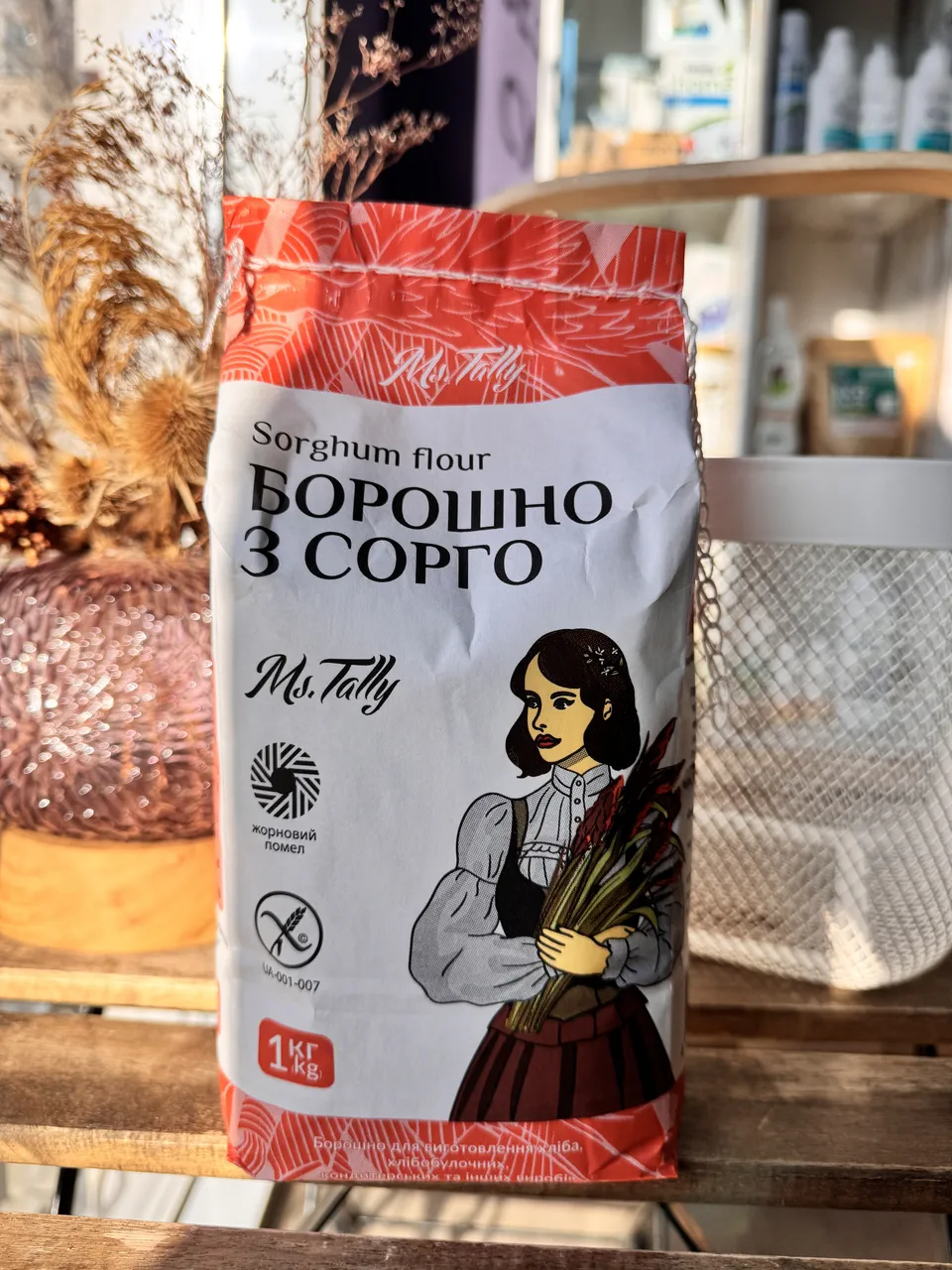 Борошно сорго без глютену, 1кг Ms.Tally