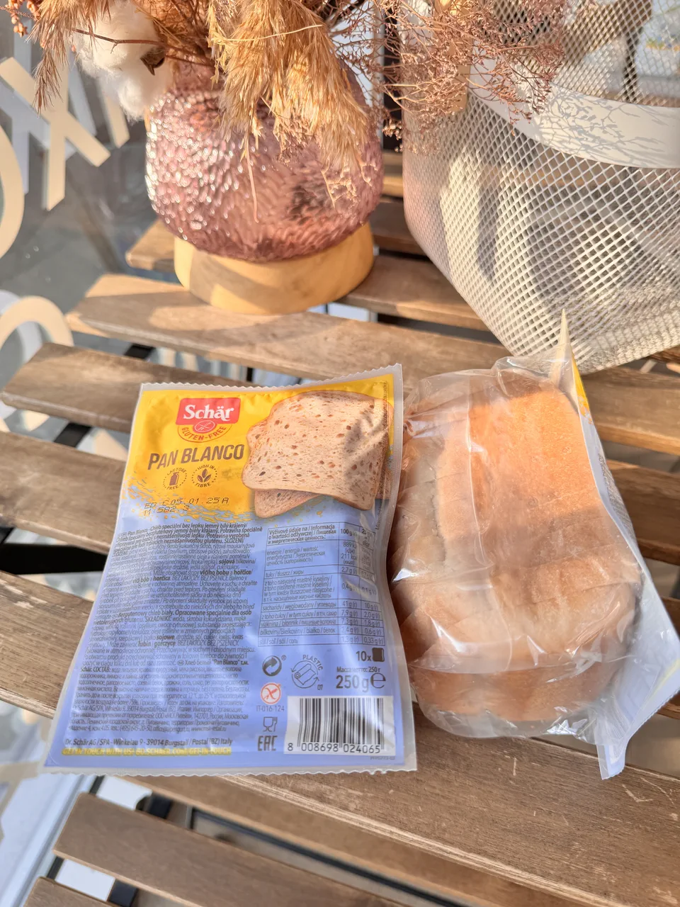 Хліб білий без глютену Pan Blanco, 250г Schar