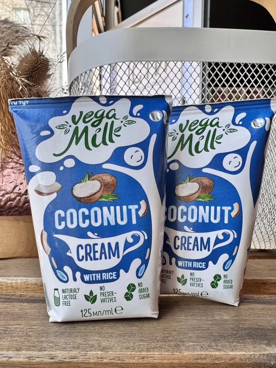 Кокосові вершки 10% 125 мл Vegamilk