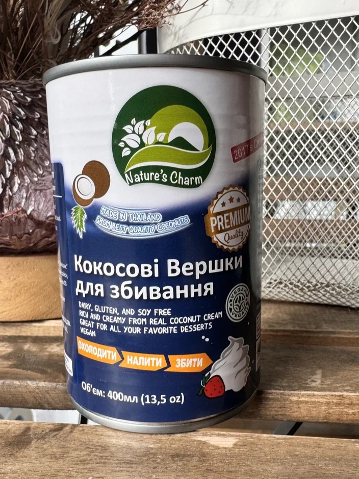 Кокосові вершки для взбивання 400г