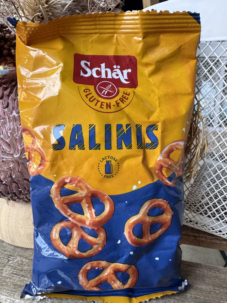 крендельки Salinis без глютену Schar 60г
