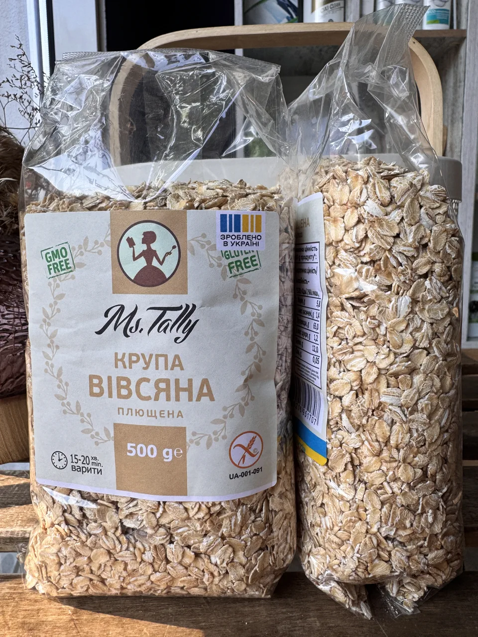 Крупа вівсяна плющена Ms Tally 500г