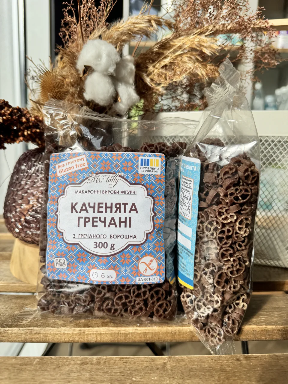 Макарони гречані каченята, 300г Ms.Tally