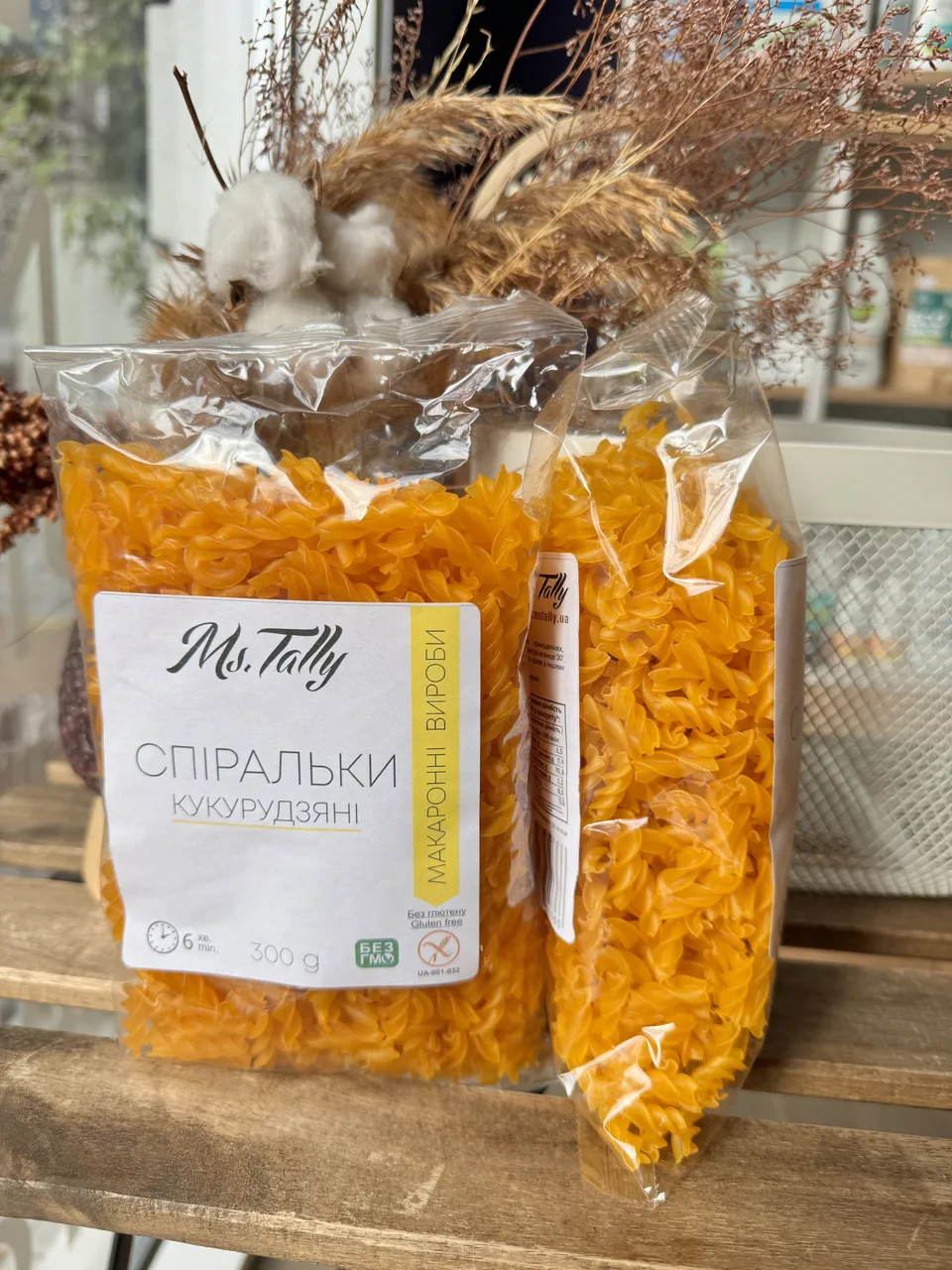 Макарони спіральки кукурудзяні 300г