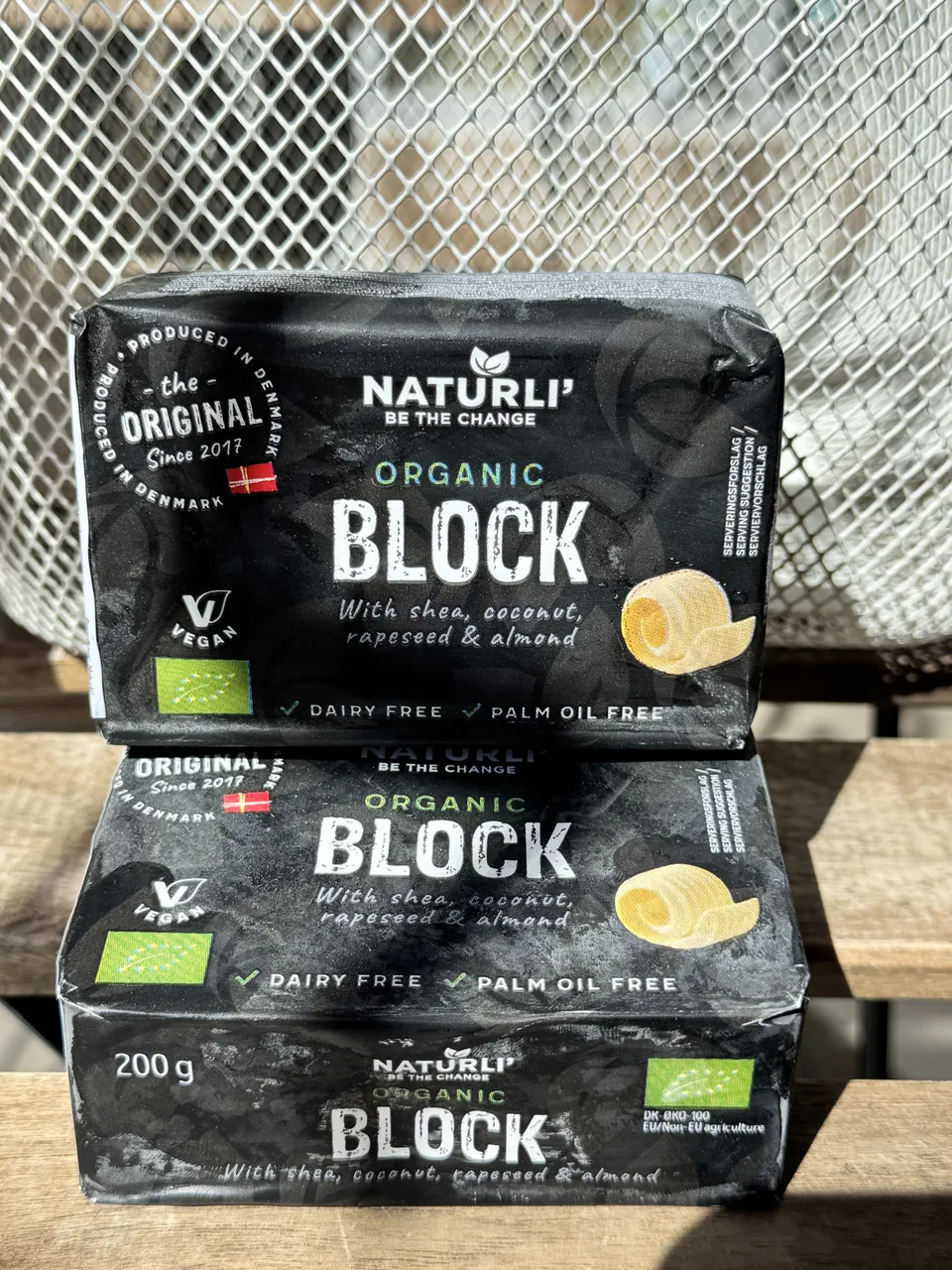 Масло Веган Naturli Органік Блок 200 грам