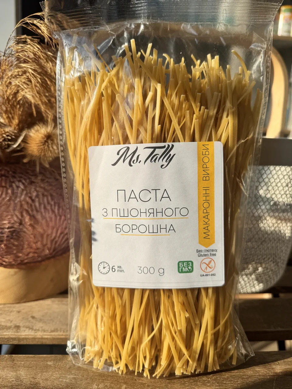 Паста з борошна пшона, 300г