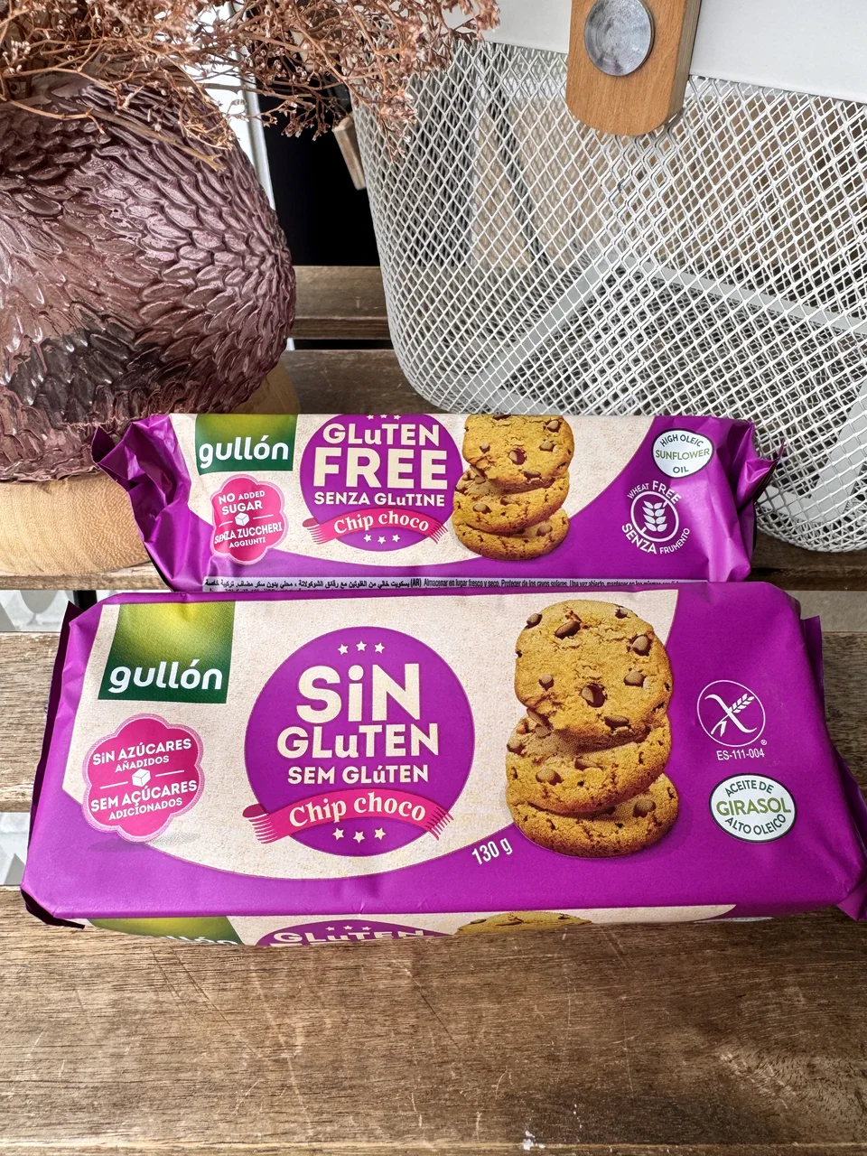 Печиво без глютену і цукру 130г Chip choco Gullon