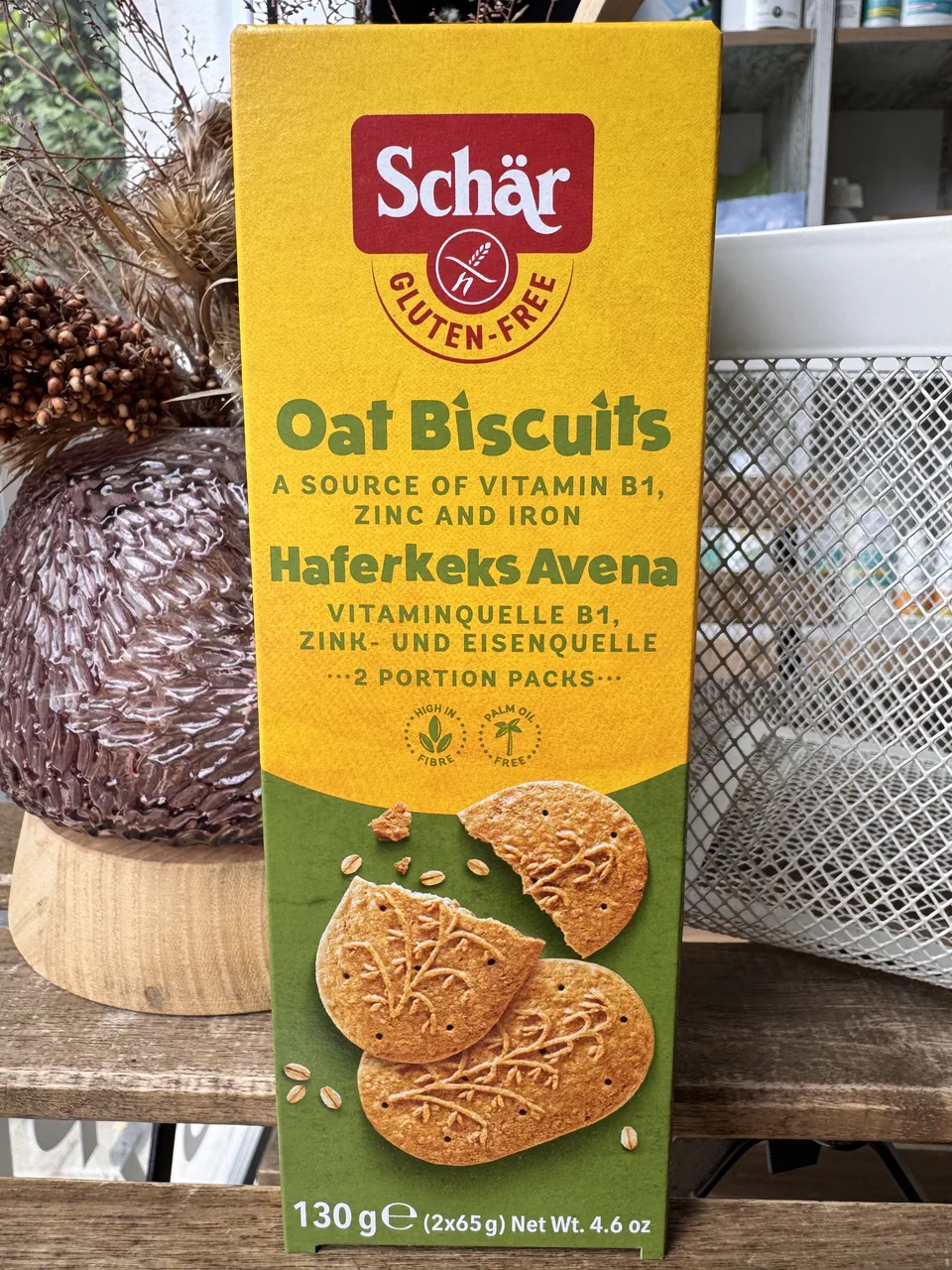 Печиво без глютену Schar вівсяне 130г