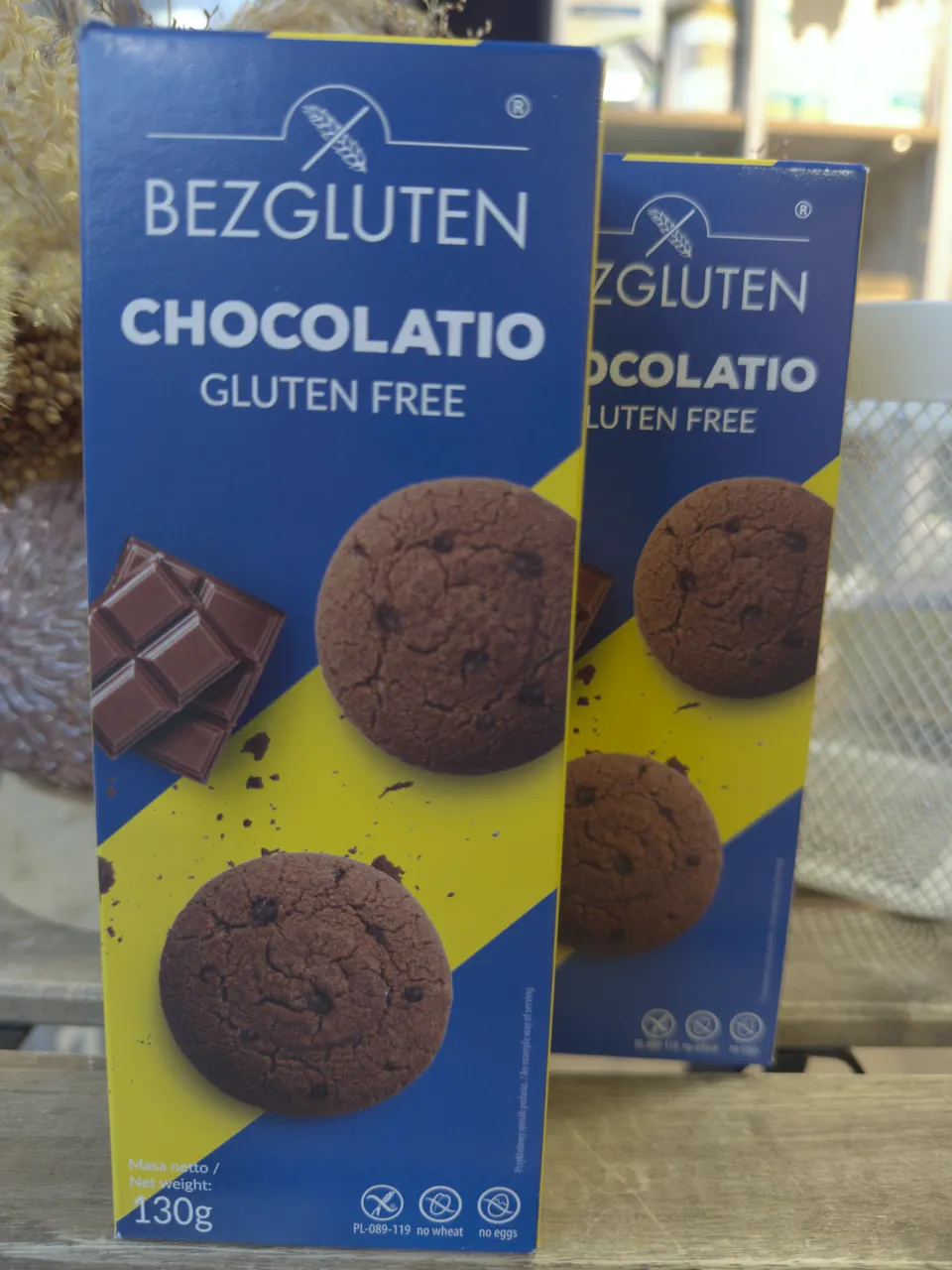 Печиво Bezgluten шоколадне 130г