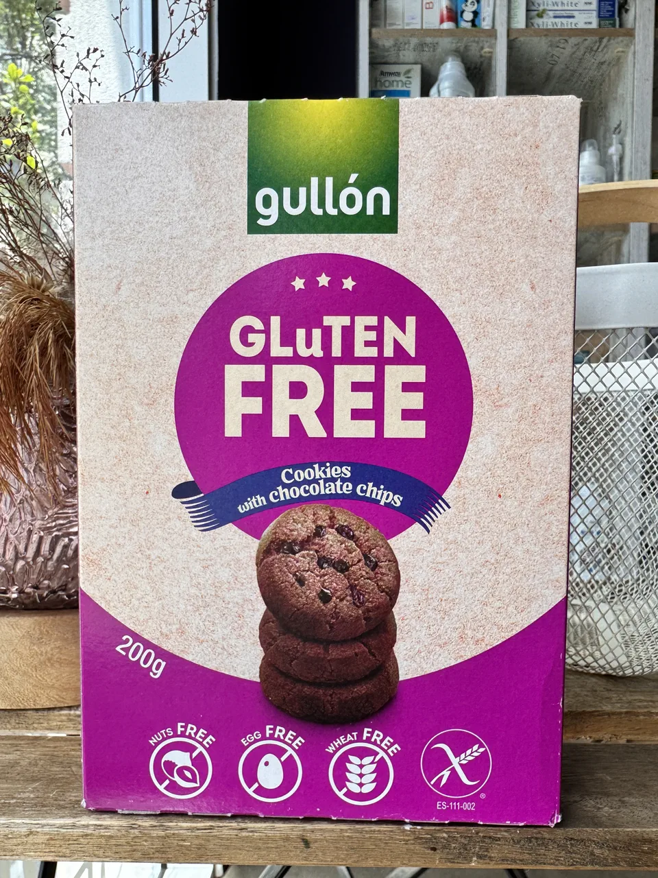 Печиво шоколадне GULLON Sin Gluten Cookies de Cacao без глютену, 200 г