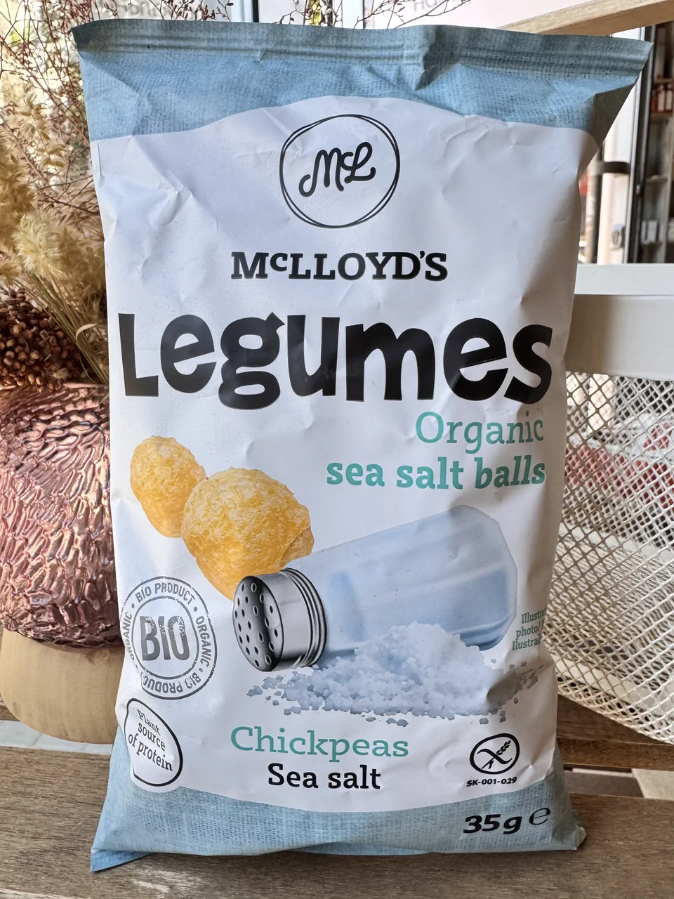 Снек кукурудзяний з нутом 35г Legumes