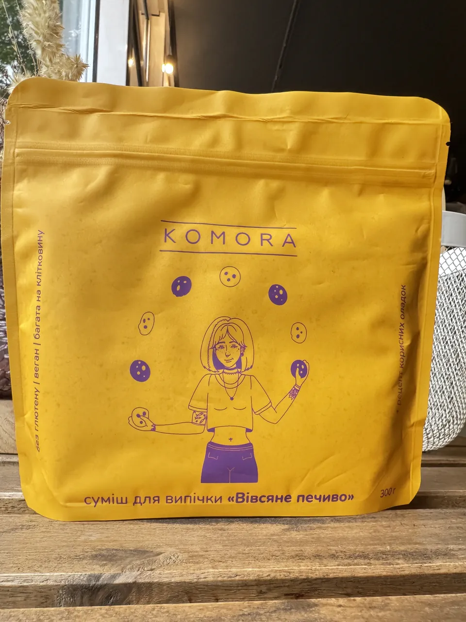 Суміш без глютену Печиво вівсяне 300г KOMORA