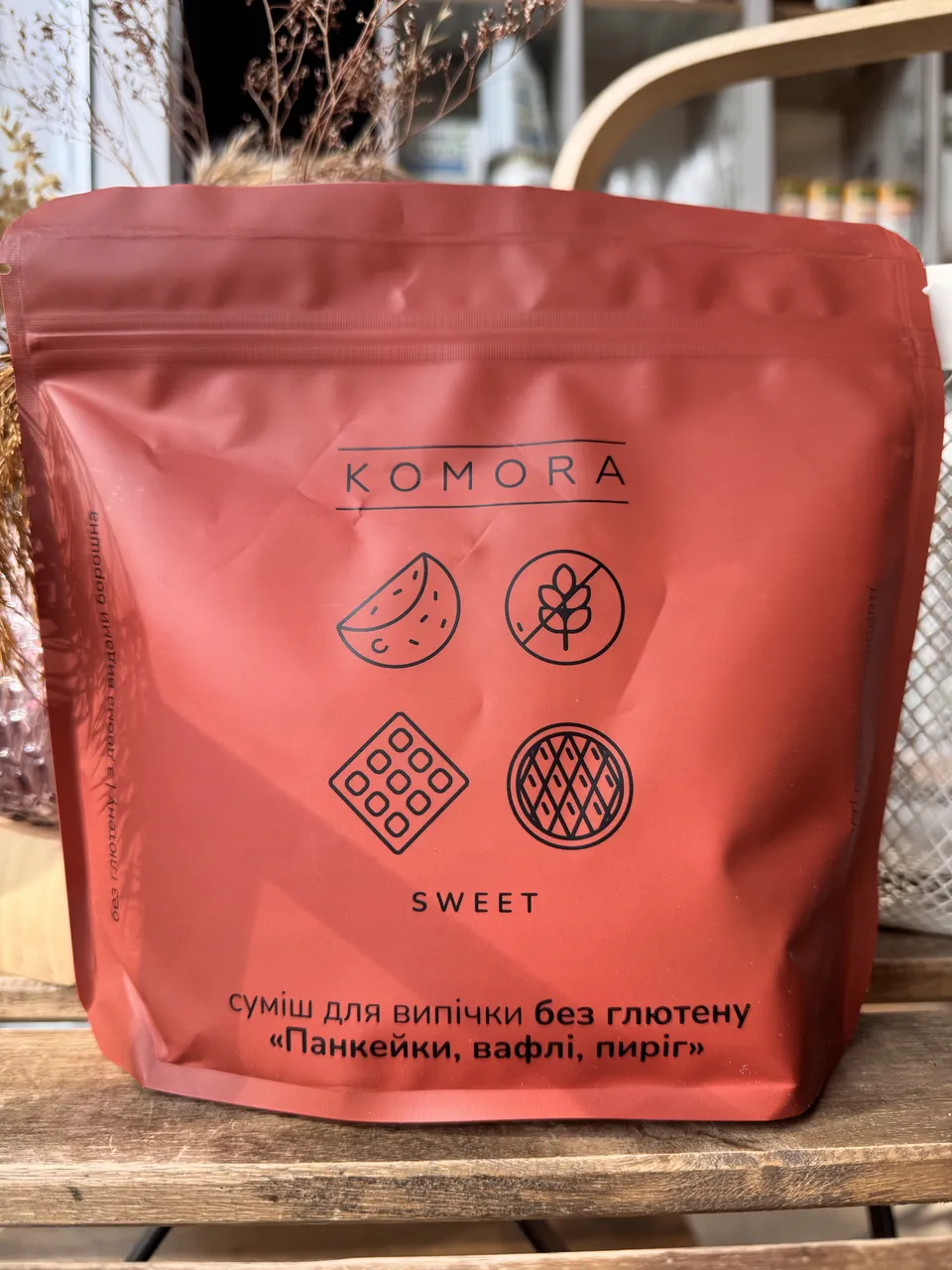Суміш KOMORA sweet «Панкейки, вафлі, пиріг» 500г