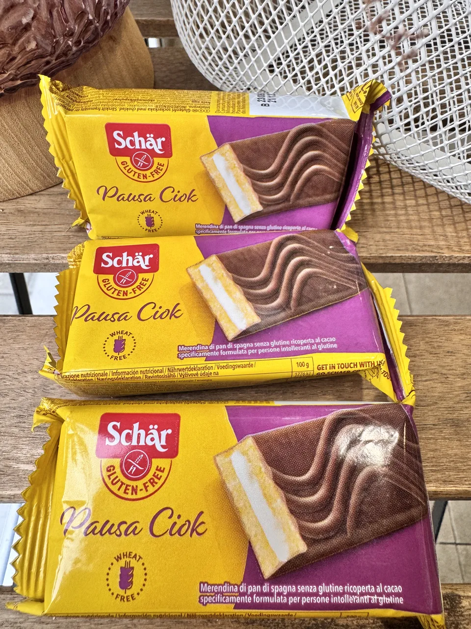 Тістечко бісквітне з молочним кремом Пауза 35г Schar