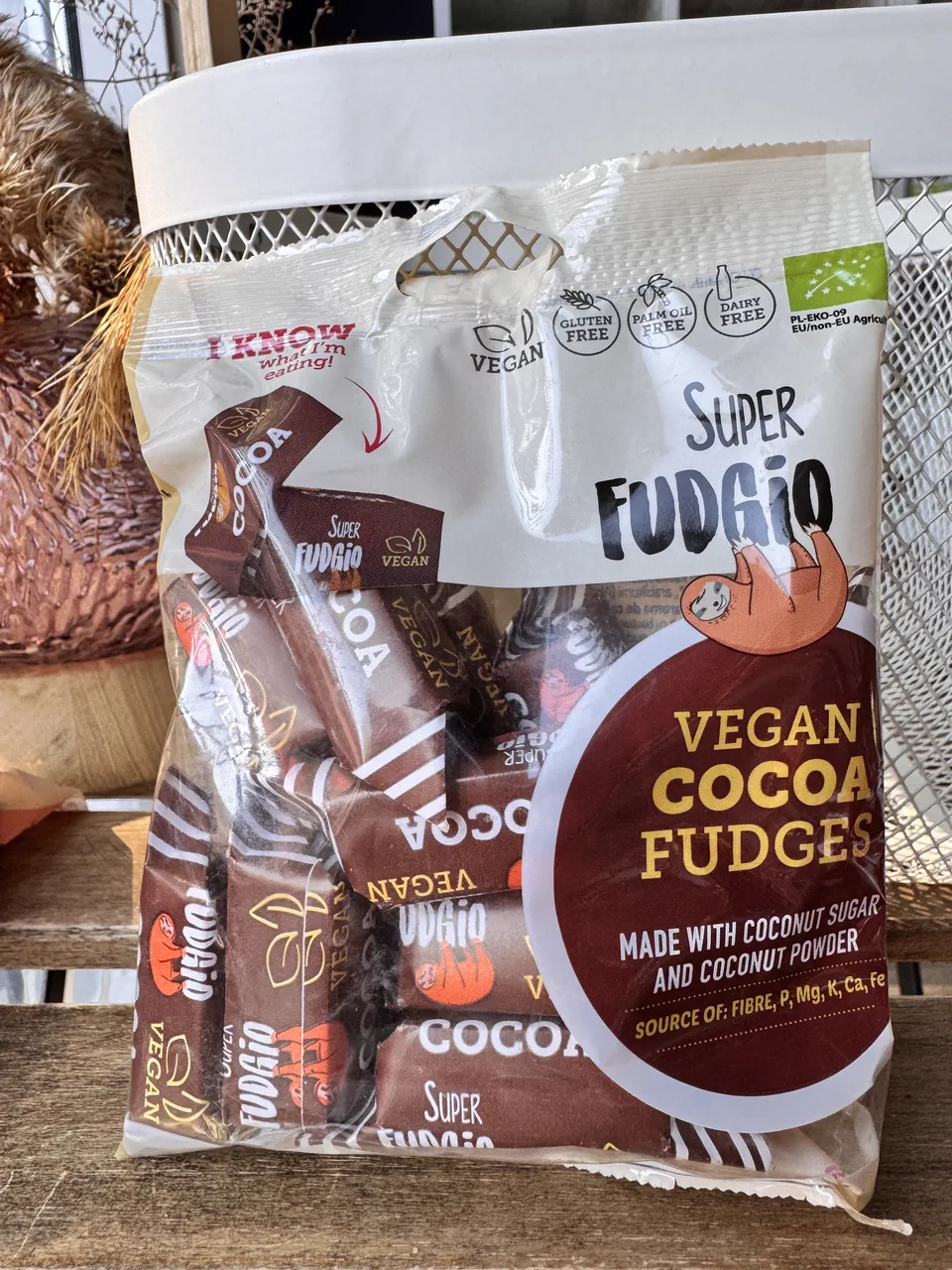 Цукерки Какао органічні 150г Super Fudgio