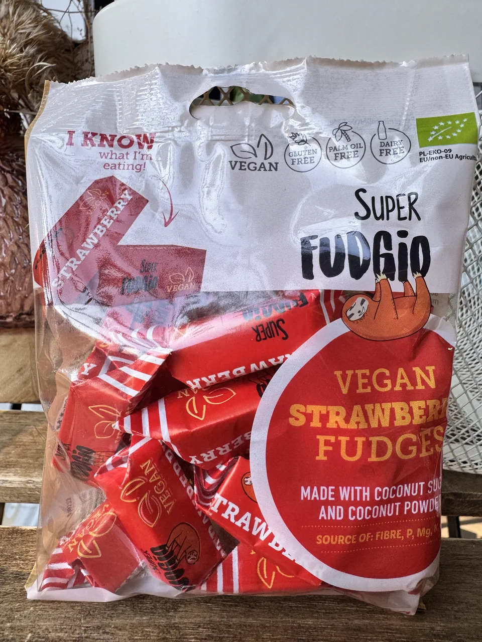 Цукерки органічні Полуниця 150г Super Fudgio