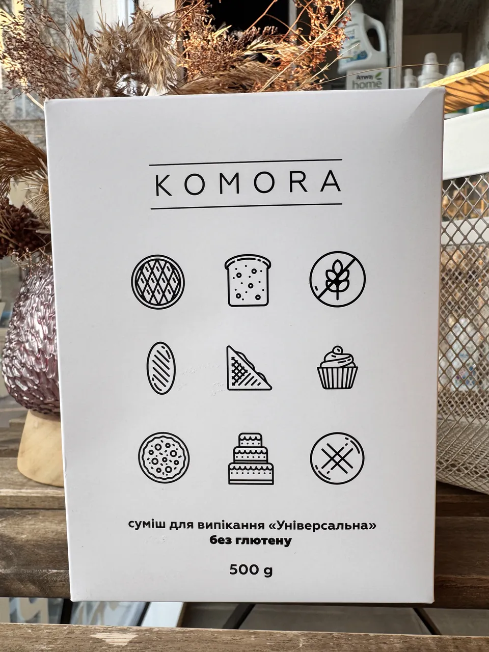 Універсальна суміш без глютену, 500г KOMORA