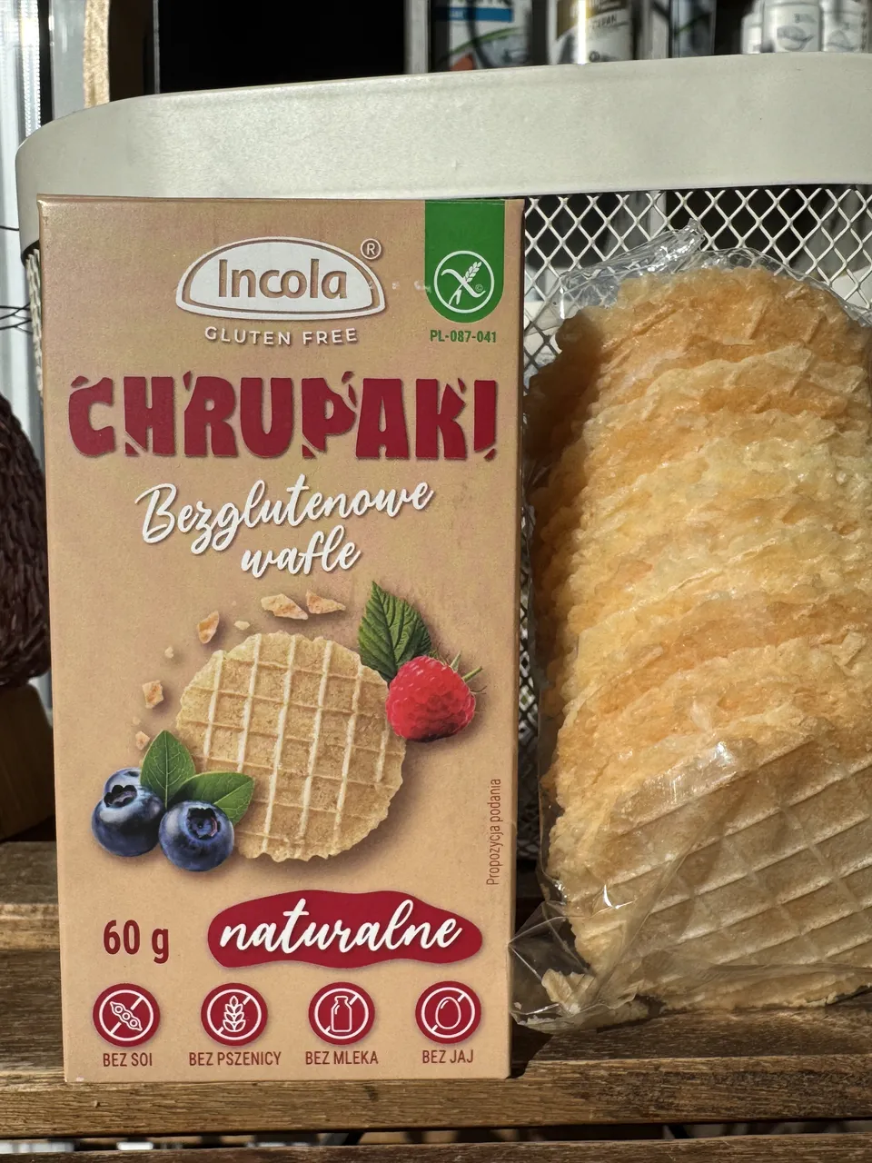 Вафлі без глютену класичні INCOLA 60 г