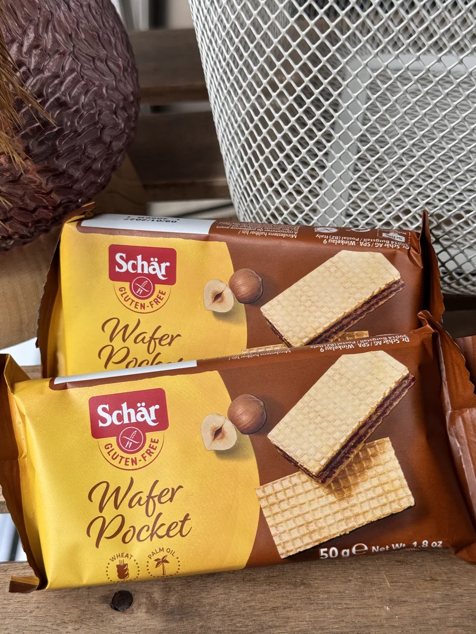 Вафлі Schar з горіховим кремом 50г